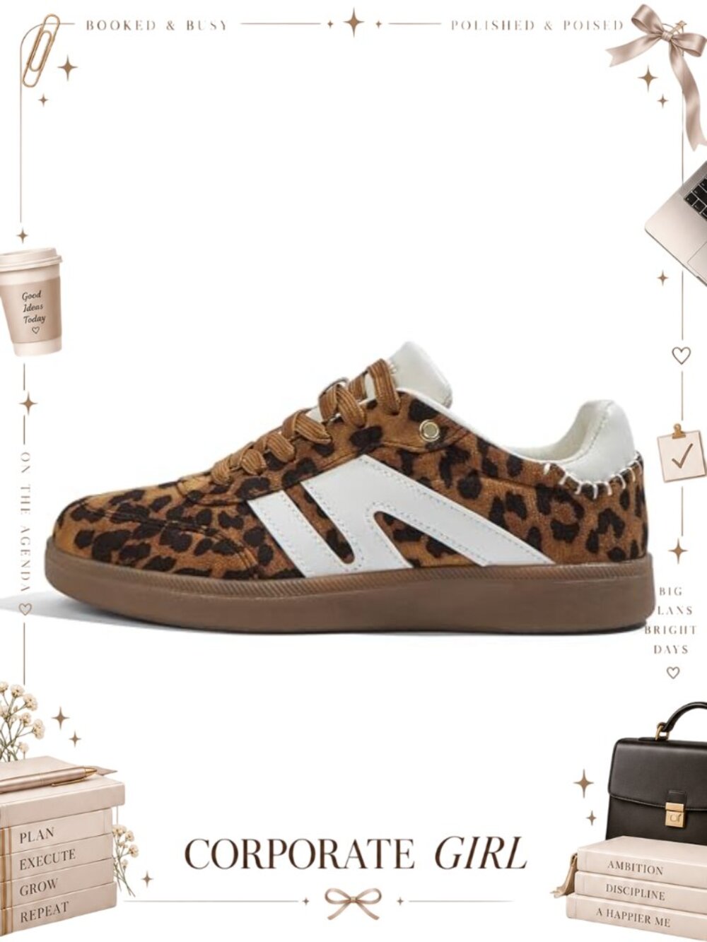 Retro Suede Leather Sneakers with Gum Sole Lace-Up Low Heel Skate Shoes